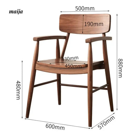 XIXI Mackenzie Solid Wood Chair from XIXI