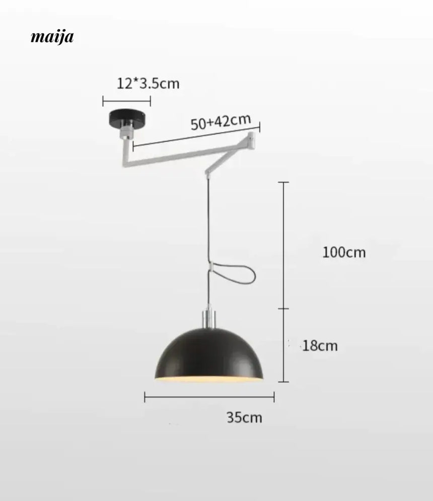 GVG Half Moon Minimalistic Ceiling Lamp from GVG