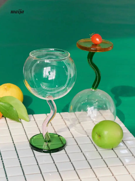 SOREMO Colourful Bubble Wine Glass from maija
