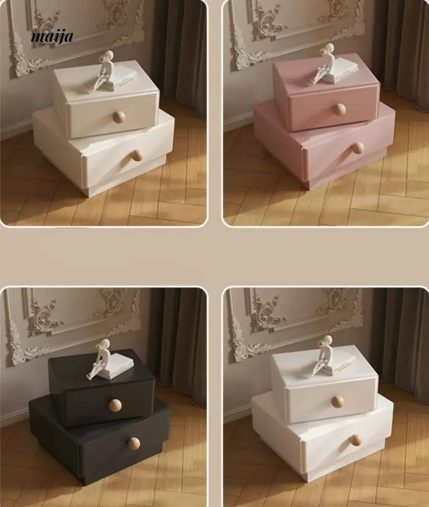 Jennings Rotating Bedside Table from Mufanli