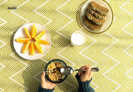 Chevron Vintage Tablecloth from maija