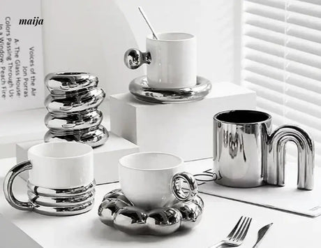 LIVETAI High-Quality Silver Glass Set from LIVETAI