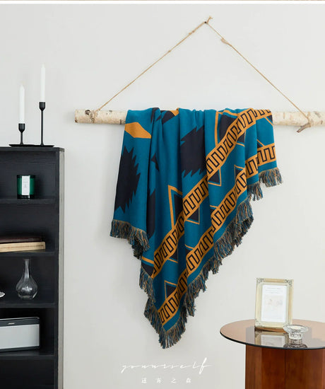 MISTYWOOD Ethnic Cotton Knitted Duvet from MISTYWOOD