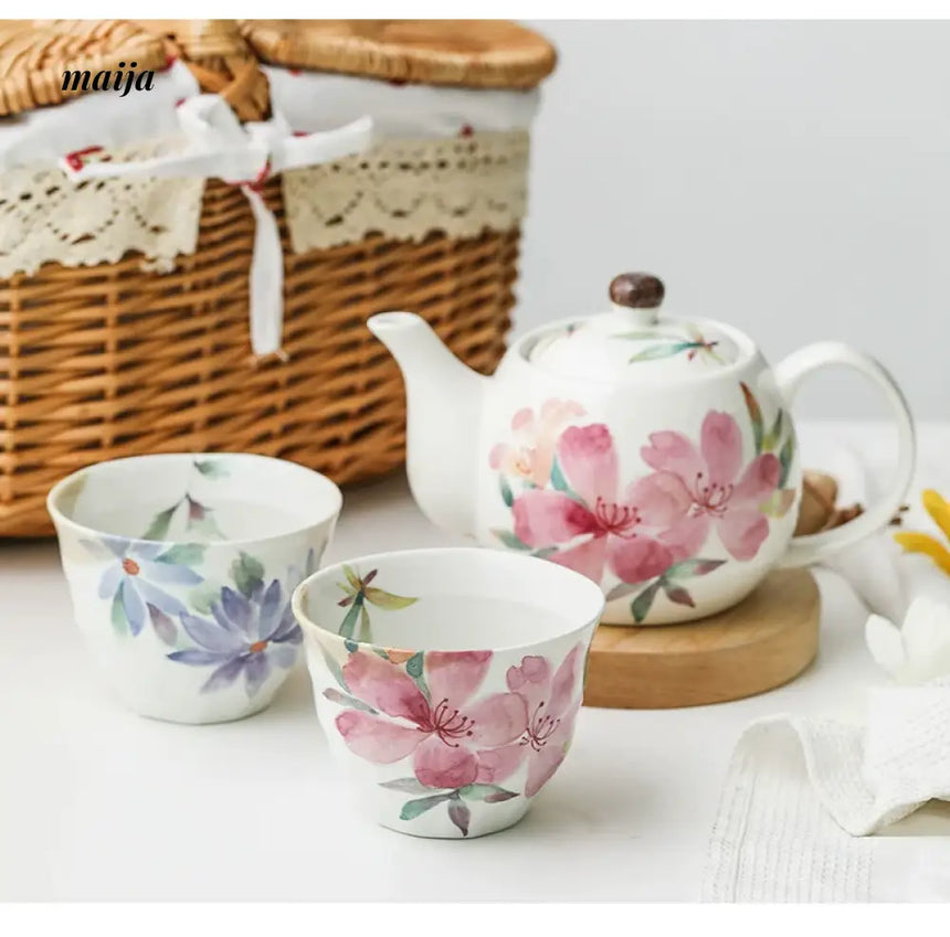 OKADA YAKI Japanese Teapot & Cup Gift Box from OKADA YAKI