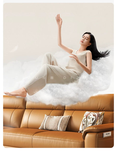 DIPU Zara Italian Cowhide Sofa from DIPU