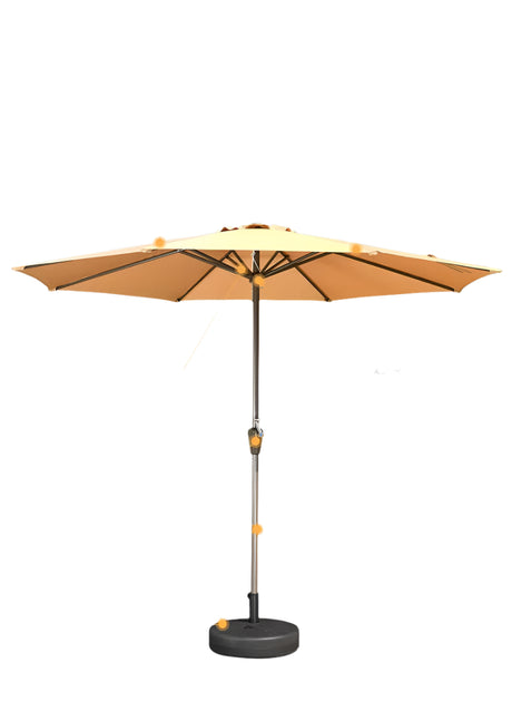 MOJIA Florian Porcelain Pillar Garden Umbrella for Outdoor Lounging from MOJIA