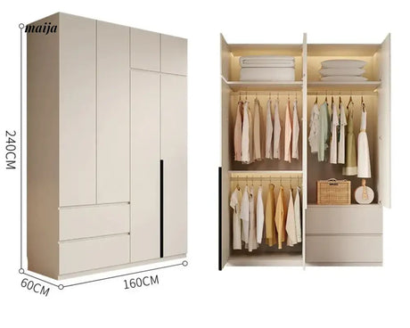 MEIHOUSE Light Luxury Bedroom Large Wardrobe Storage from MEIHOUSE