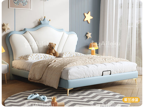 MORNING FOREST Isabella Crowned Minimalist Princess Bed from MORNING FOREST