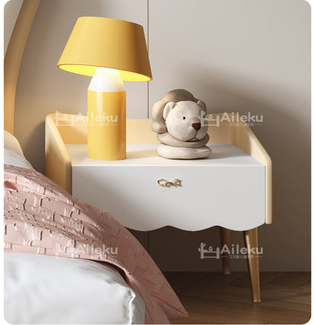 MORNING FOREST Isabella Crowned Minimalist Princess Bed from MORNING FOREST