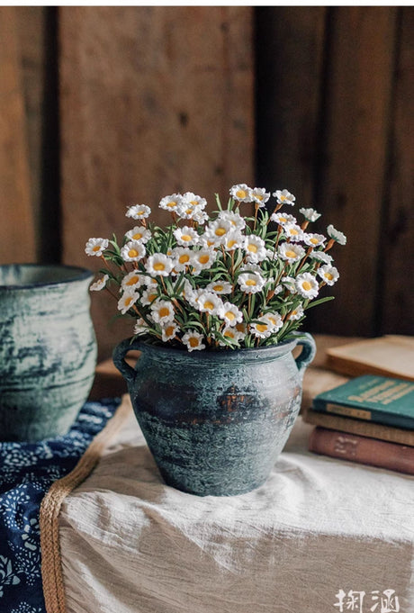 JUHAN Isolde Rustic Floral Arrangement Pottery Vase from JUHAN