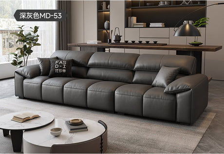 FASATI Oliver Chic Minimalist Leather Sofa from FASATI