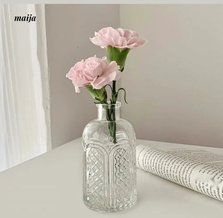 BANKE Retro Glossy Flower-Shaped Small Vase from BANKE