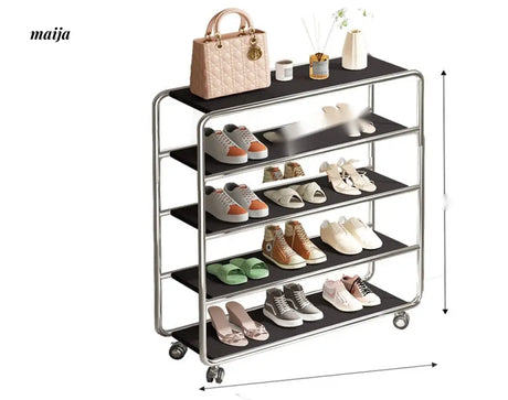 YUJIA Stainless Steel Multi-Layer Shoe Storage Cabinet from YUJIA