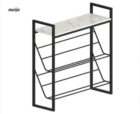 YUJIA Nordic Iron Shoe Rack Multi-Layer Storage from YUJIA