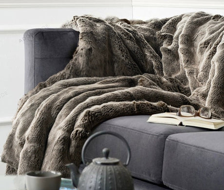 Imitation Fur Sofa Blanket from maija
