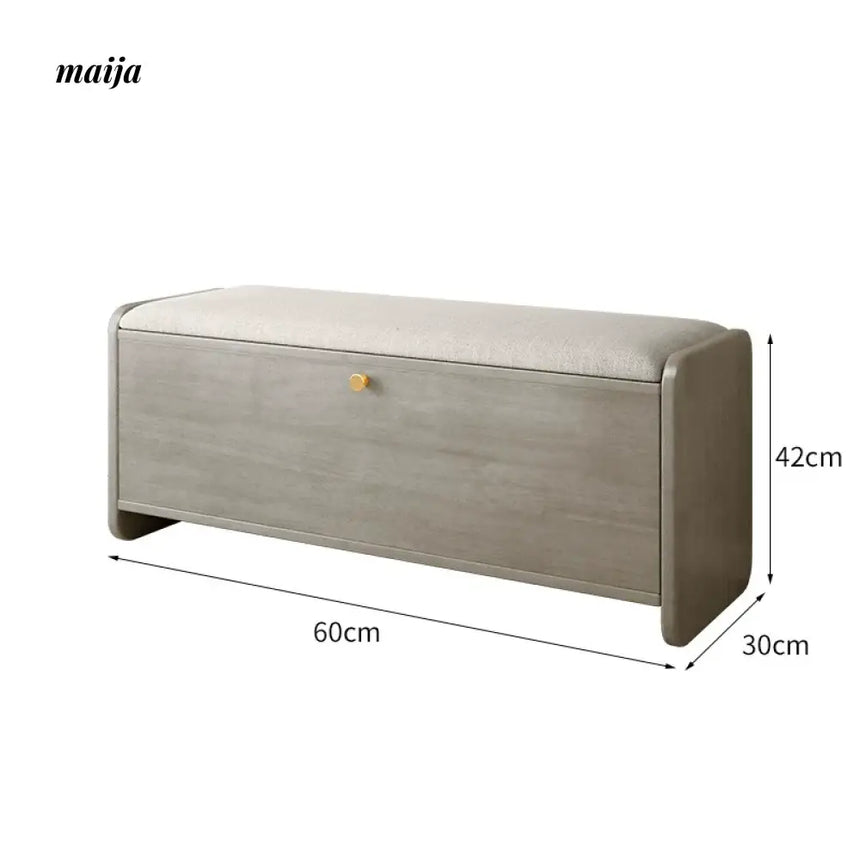 Huffman Solid Wood Shoe-Changing Stool from maija