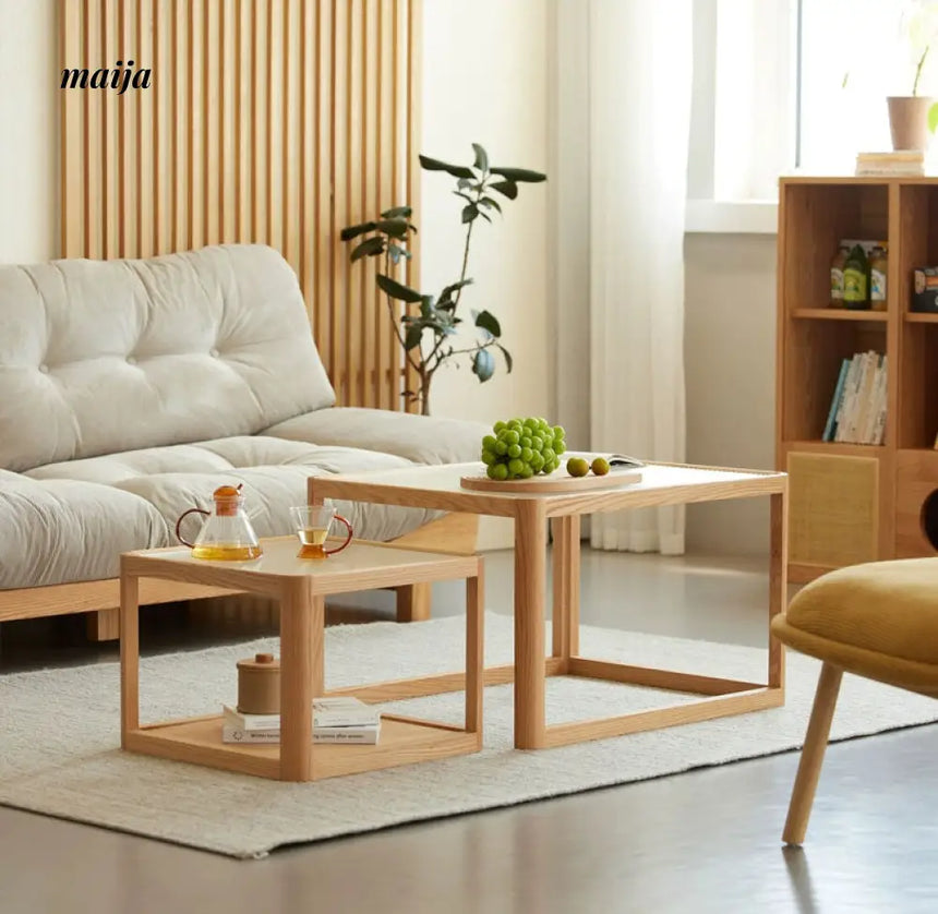 Aurora Oak Nested Coffee Table from maija