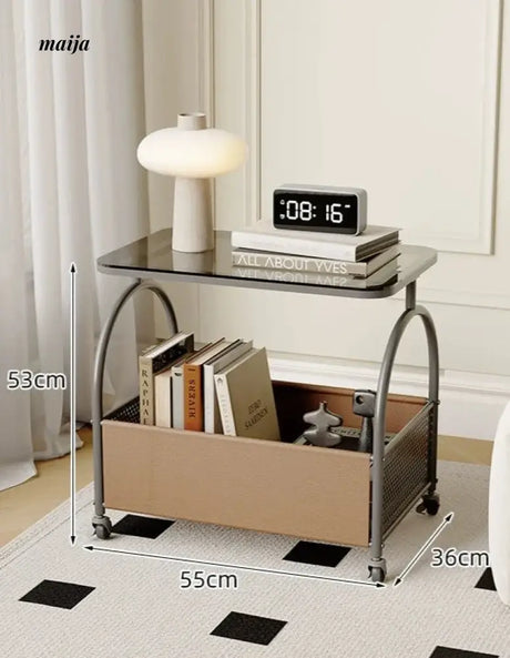 Jodie Cream Bedside Coffee Cart from Kaiyashi