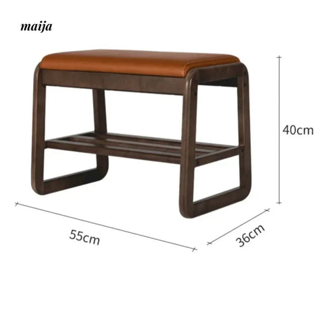 Eliot Solid Wood Shoe Changing Bench from maija