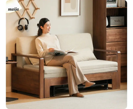 GENJI Leanna Solid Wood Sofa Bed from GENJI
