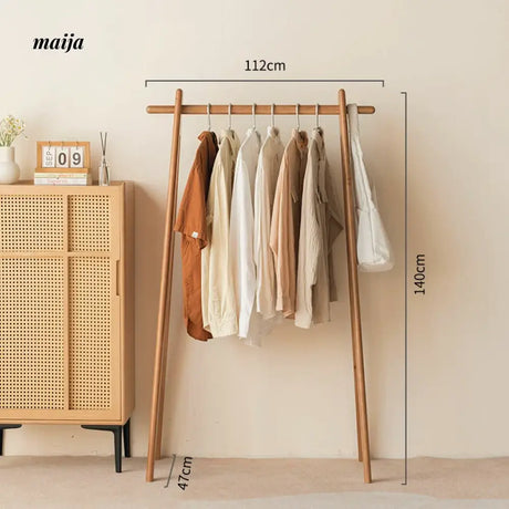 Anderson Walnut Wood Clothing Rack from maija