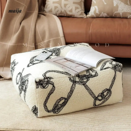 MISTYWOOD Circular Knitted Living Room Cushion from MISTYWOOD