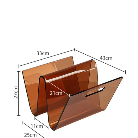LAZYSPACE Amelia Magazine Storage Shelf from LAZYSPACE