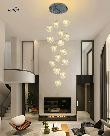 GVG Underwater Effects Staircase Chandelier from GVG