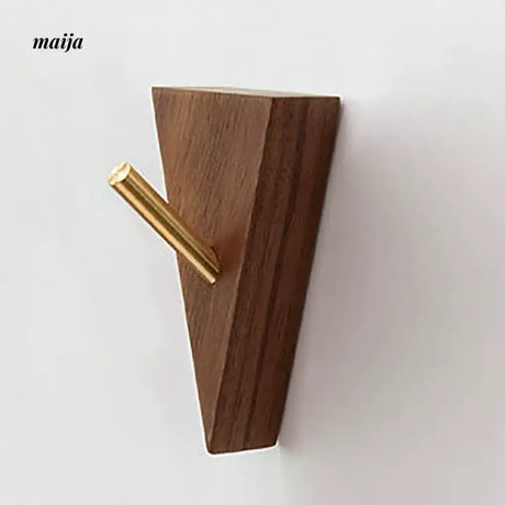 NHSJ Walnut Triangle Wall Hook from NHSJ