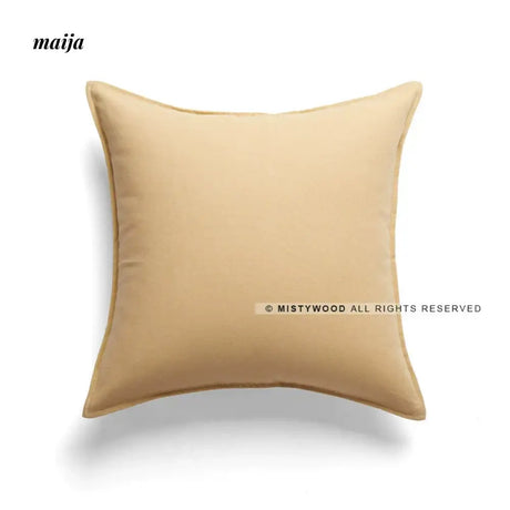 MISTYWOOD Cotton Canvas Pillow for Bedroom from MISTYWOOD