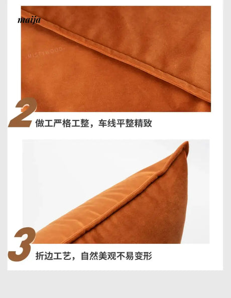 MISTYWOOD Orange Swan Light Luxury Pillow from MISTYWOOD