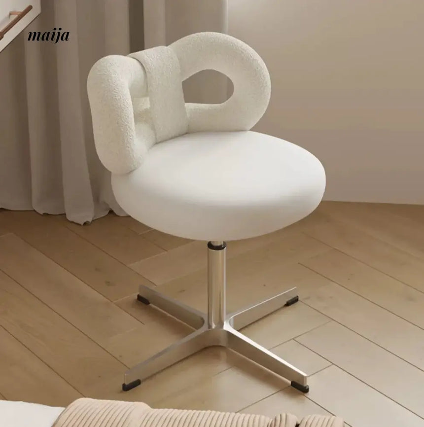 Princess Rotating Cream Dressing Stool from maija