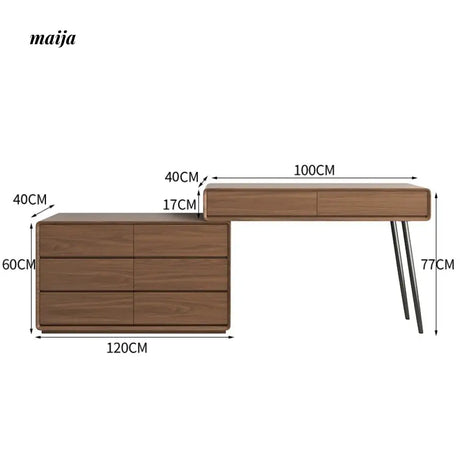 La Plata Table with Storage from maija
