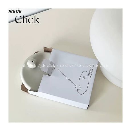 CLICK White Ceramic Incense Tray Nordic Design from CLICK