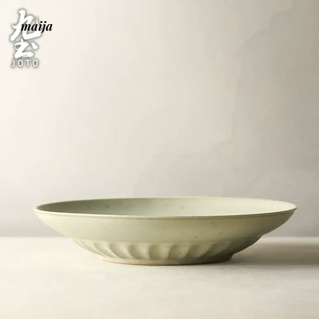 JOTO Japanese Round Plate Creative Retro Tableware from JOTO