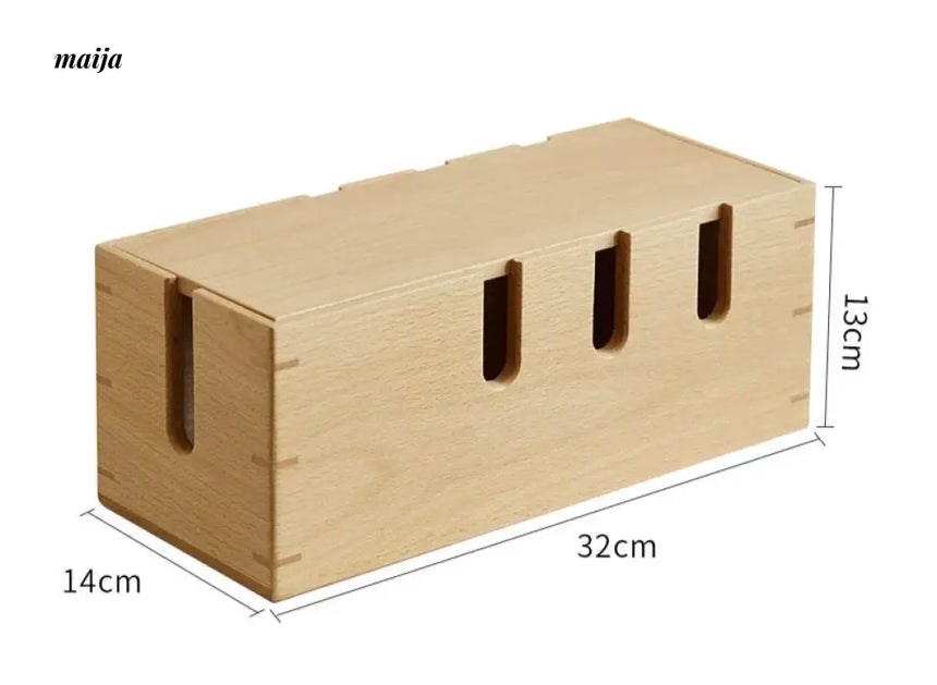 KIMACHI Wooden Cable Management Box from KIMACHI