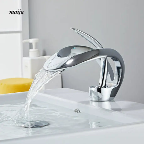 Crown Waterfall Basin Faucet from Kaiyashi