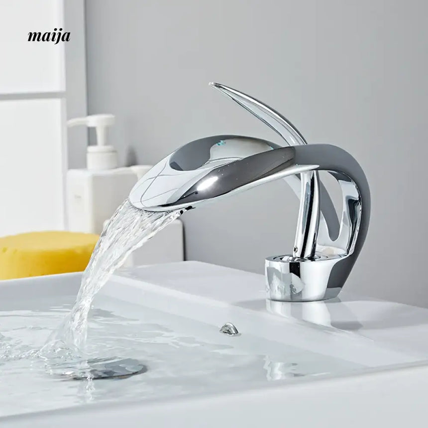 Crown Waterfall Basin Faucet from Kaiyashi
