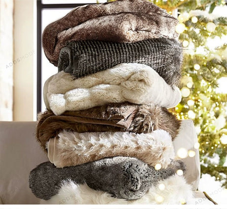 Imitation Fur Sofa Blanket from maija