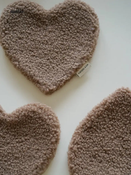 Fleece Heart Coaster from Wilde Früchte