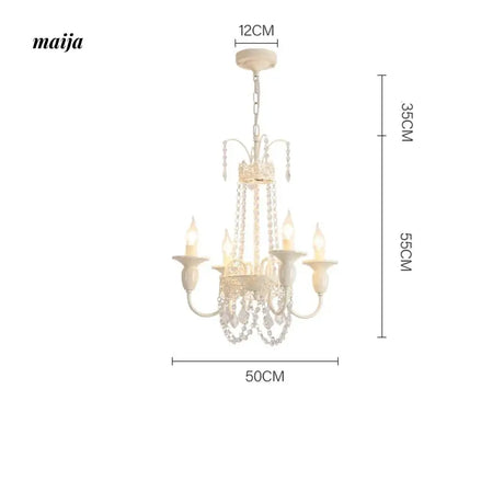 NANCY French Cream Style Crystal Chandelier from NANCY