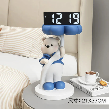 YUNCAN Bella Cream Bear Clock from YUNCAN