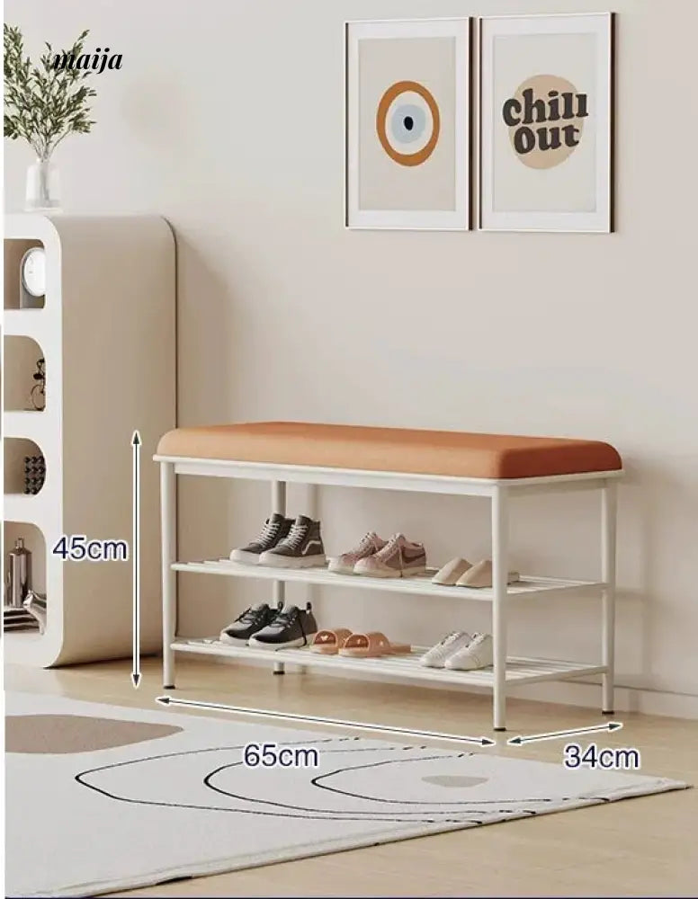 Shayla Cream Shoe Rack from Yeter