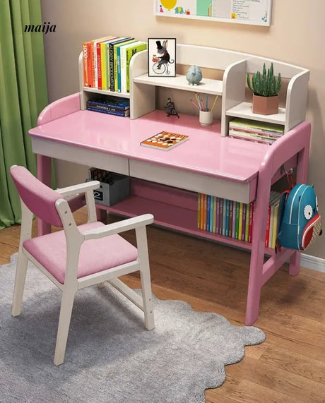 Ember Integrated Desk with Bookshelf from maija