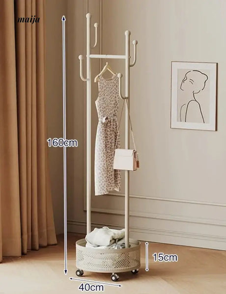 Herman Cream Laundry Basket Coat Hanger from Yate