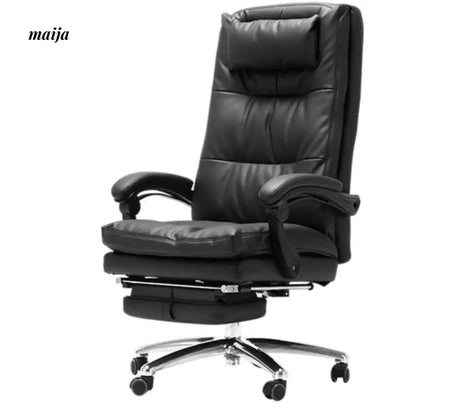 Black and White R3 Reclining Office Chair from Kaiyashi
