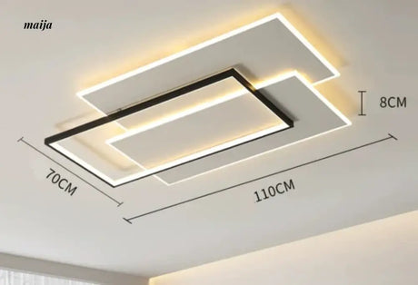 GVG Looping Rectangles Ceiling Lamp from GVG