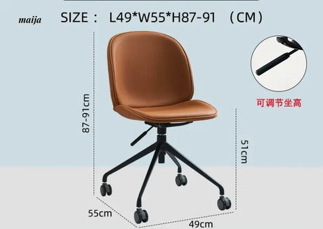 LOWERLEFT Modern Computer Dining Chair from Lower Left