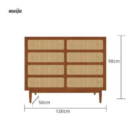 HARUNO Betty Rattan Drawer Cabinet from maija