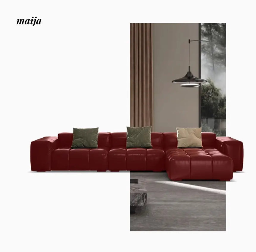 [Pre-Order] Genuine Leather Modular Sofa from maija
